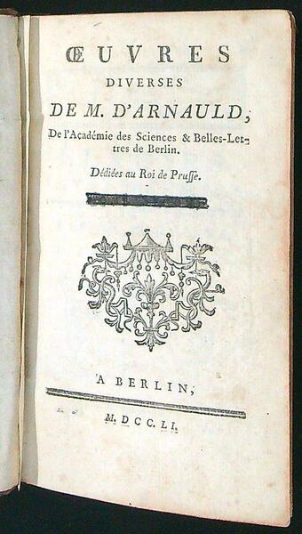 Oeuvres diverses de M. D'Arnauld
