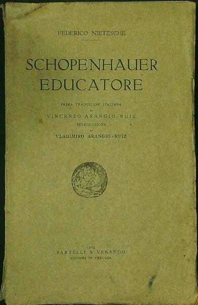 Schopenhauer educatore