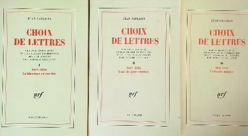 Choix de lettres. 3vv
