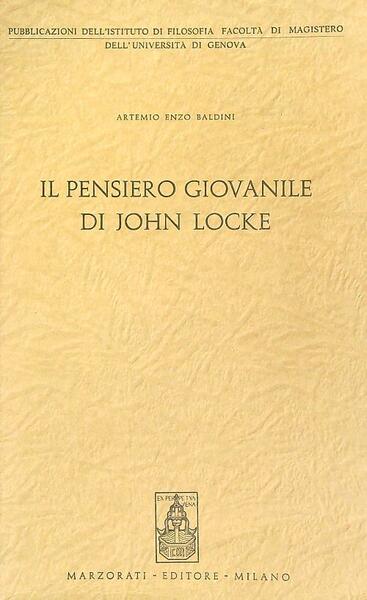 Il pensiero giovanile di John Locke