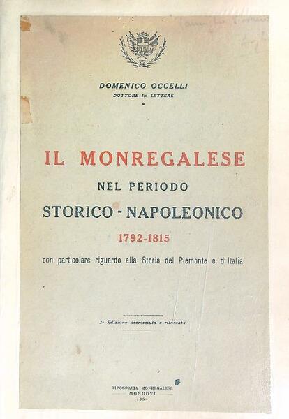 Il Monregalese nel periodo storico-napoleonico 1792-1815