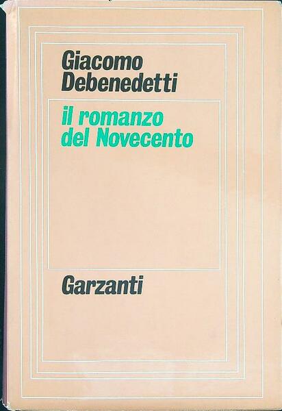 Il romanzo del Novecento