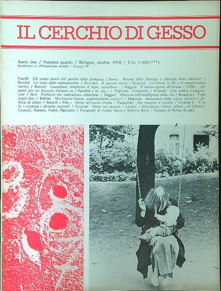 Il cerchio di rosso Anno due Numero quarto Ottobre 1978