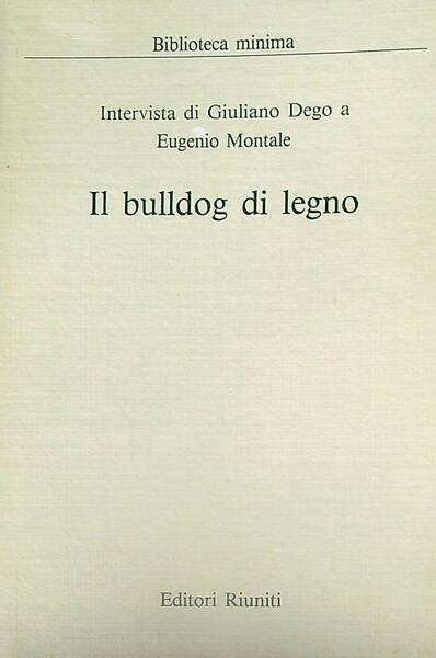 Il bulldog di legno