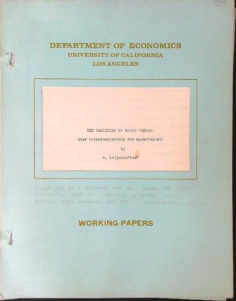 Department of economics