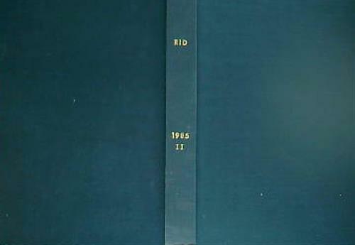 RID Annata 1985. Vol II. Dal n. 7/8-Luglio-agosto 1985 al …