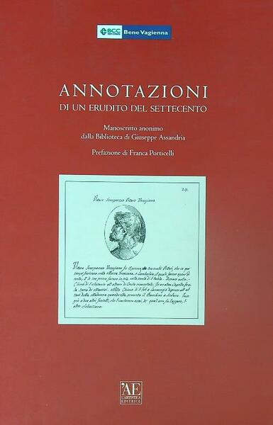 Annotazioni di un erudito del settecento
