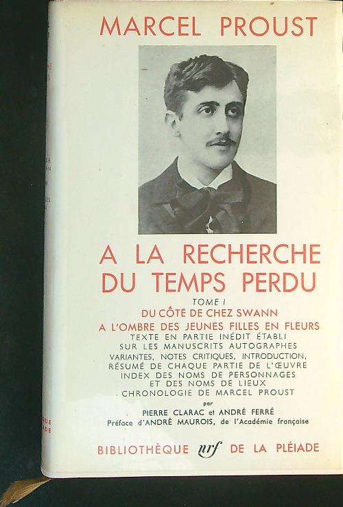 A la recherche du temps perdu I