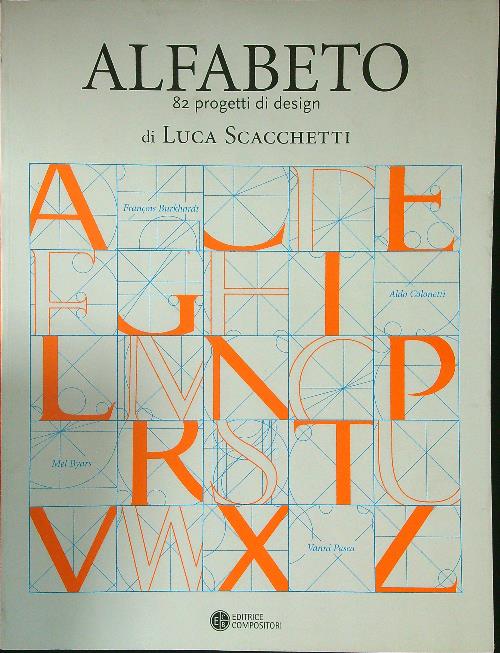 Alfabeto 82 progetti di design di Luca Scacchetti