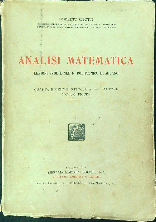 Analisi matematica