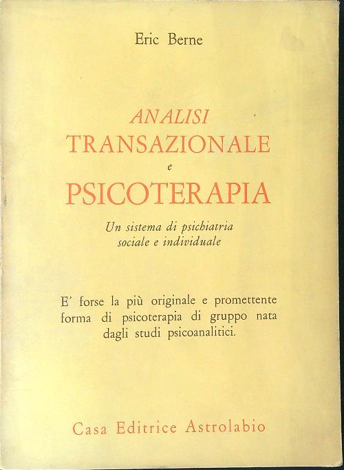 Analisi transazionale e psicoterapia