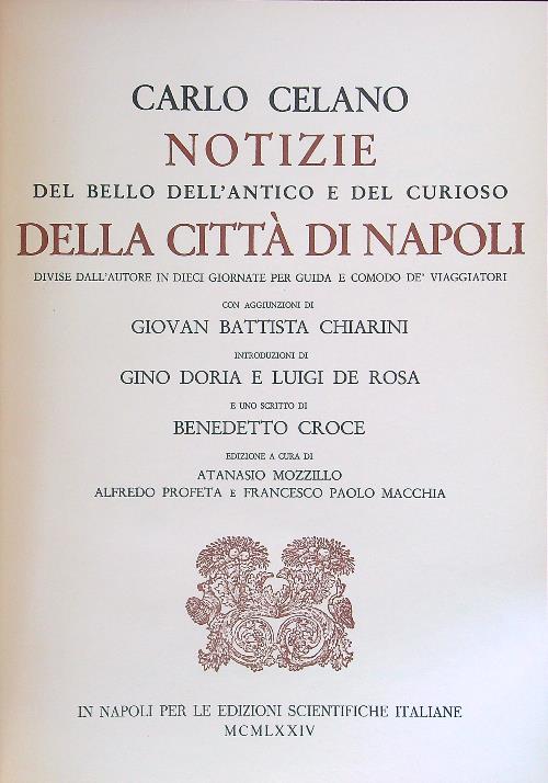 Bellezze Antichita' Curiosita della citta' di Napoli 7 vv