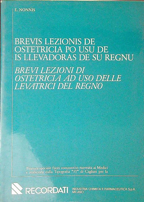 Brevi lezioni di ostetricia ad uso delle levatrici del regno
