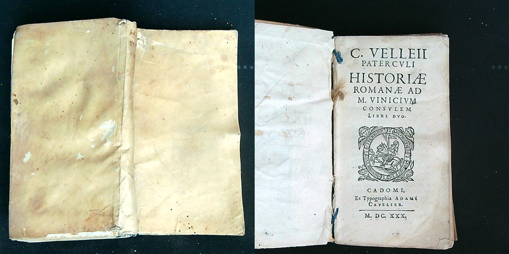 C. Velleii patercvli historiæ romanæ ad m. Vinicivm