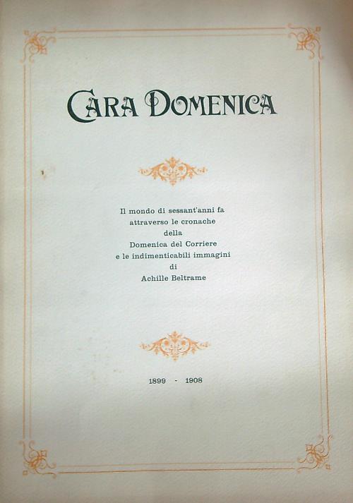 Cara Domenica 1899/1908