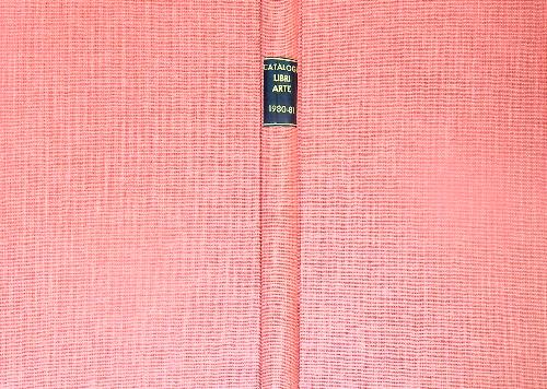 Cataloghi libri d'arte in varia lingua annate 1980-1981