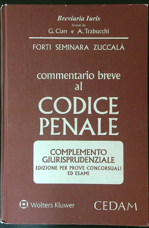 Commentario breve al codice penale