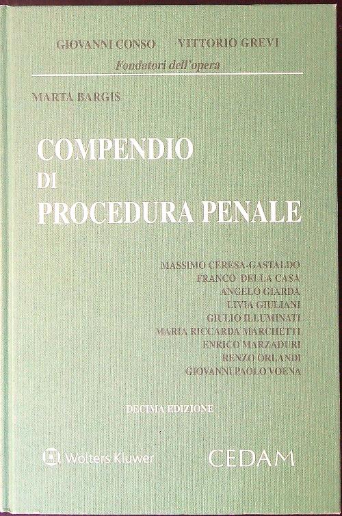 Compendio di procedura penale