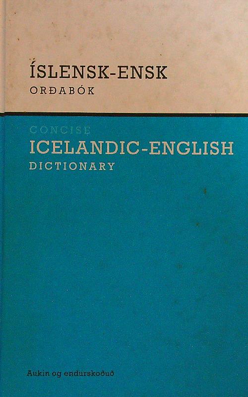 Concise Icelandic-English Dictionary
