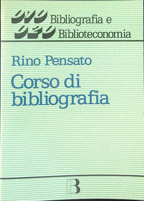 Corso di bibliografia