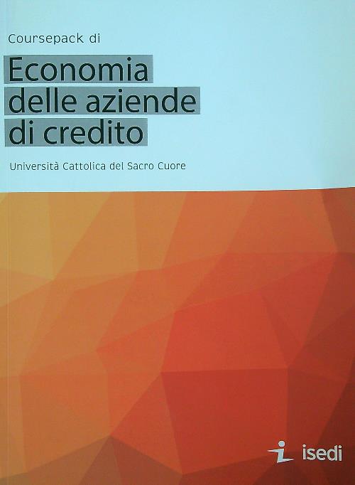 Coursepack di economia delle aziende di credito