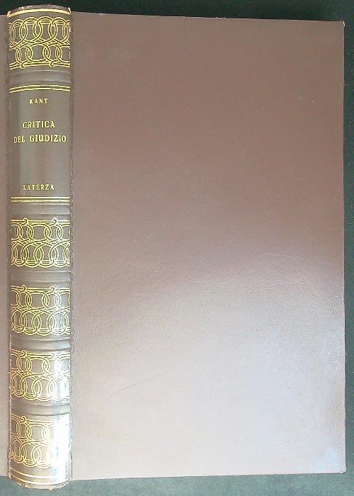 Critica del giudizio