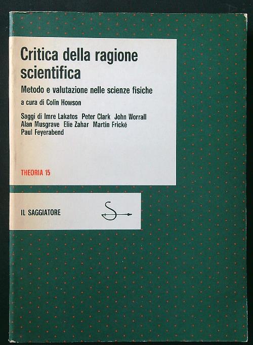 Critica della ragione scientifica