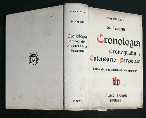 Cronologia Cronografia E Calendario Perpetuo