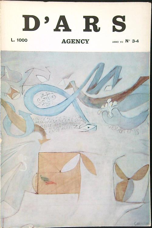 D'ars Agency Anno VII n. 3 - 4