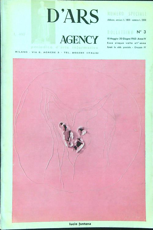 D'ars Agency Bollettino n. 3 10 maggio - 20 giugno …