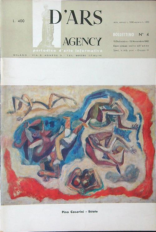 D'ars agency Bollettino n. 4 15 settembre - 15 novembre …
