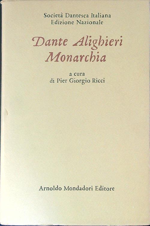 Dante Alighieri Monarchia