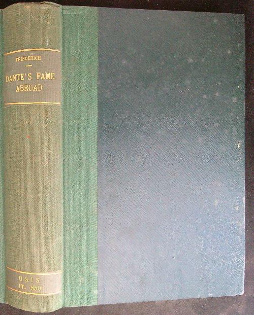 Dante's fame Abroad 1350 - 1850