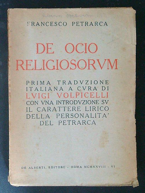 De Ocio religiosorum