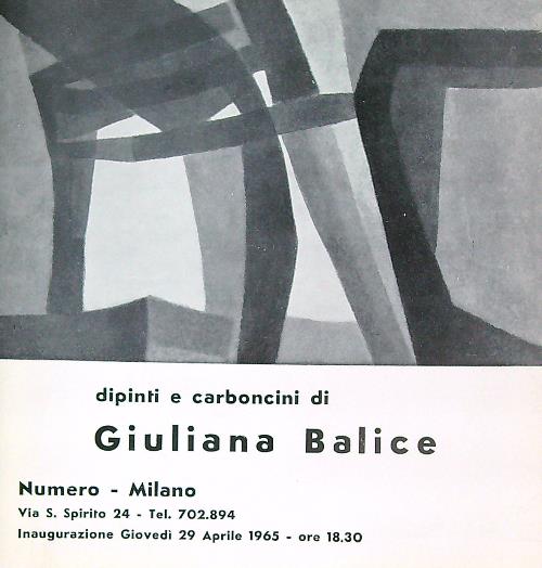 Dipinti e carboncini di Giuliana Balice