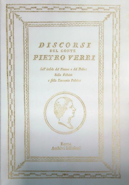 Discorsi del conte Pietro Verri