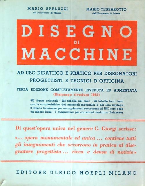 Disegno di macchine ad uso didattico