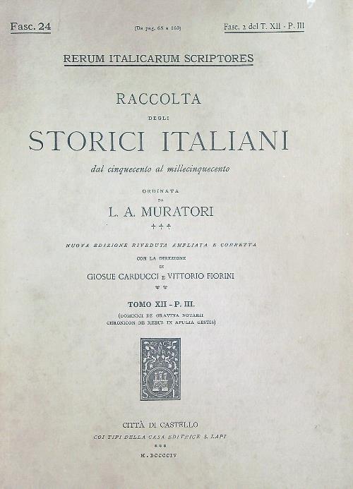 Dominici de Gravina notarii Chronicon de rebus in Apulia gestis …