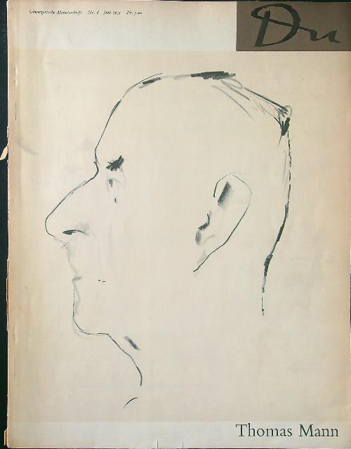 Du nr. 6/Juni 1955 schweizerische monatsschrift