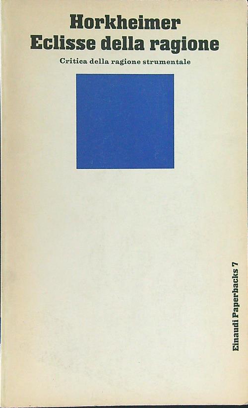 Eclisse della ragione