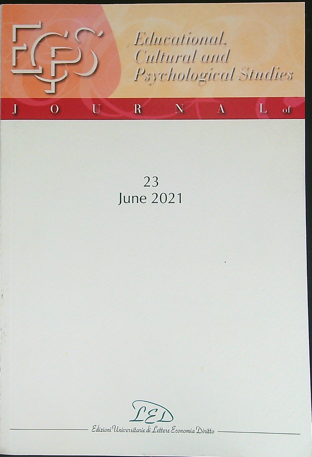 ECPS 23 / June 2021