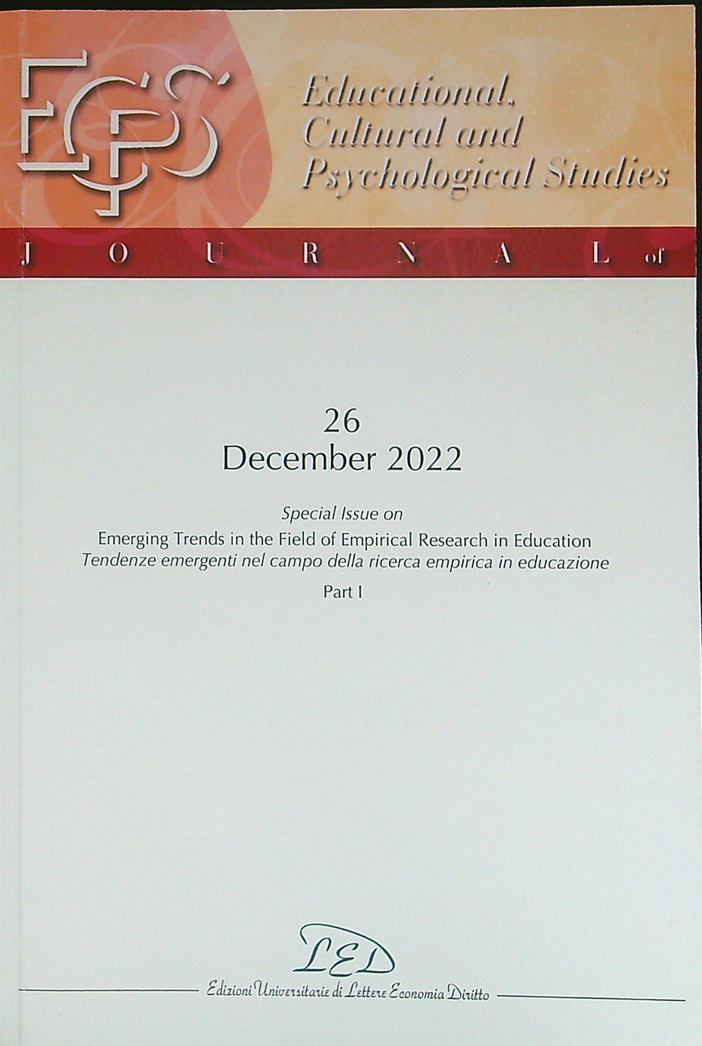 ECPS 26 / December 2022