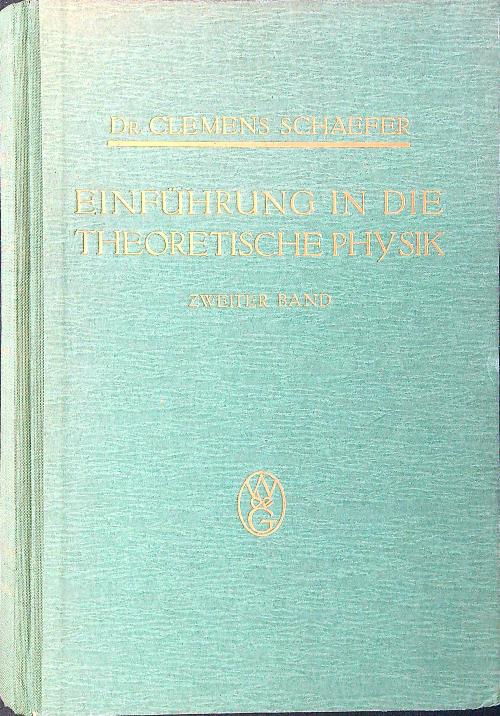Einfuhrung in die theoretische Physik