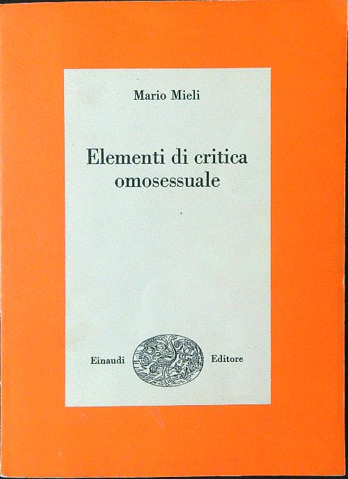 Elementi di critica omosessuale