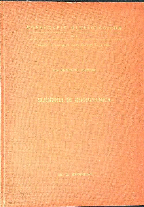 Elementi di emodinamica