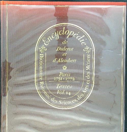 Encyclopedie di Diderot e d'Alembert Paris 1751 - 1772 Textes …