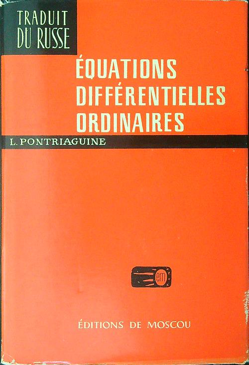 Equations differentielles ordinaires