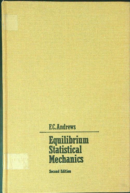 Equilibrium statistical mechanics