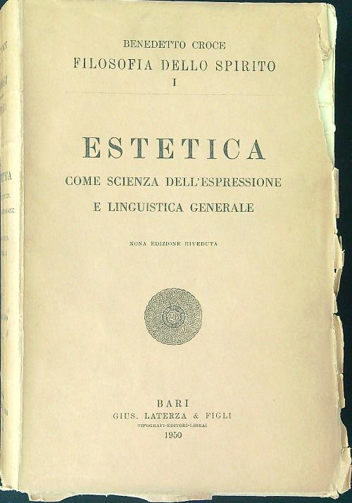 Estetica come scienza dell'espressione e linguistica generale
