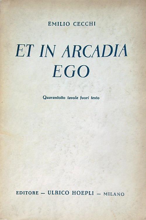 Et in Arcadia ego